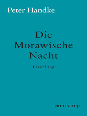 cover image of Die Morawische Nacht